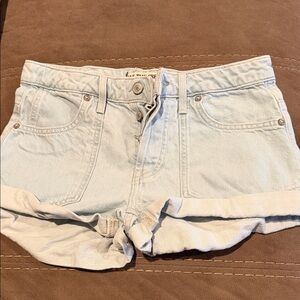 We The Free Light Blue Denim Women's Jeans Shorts Size 25